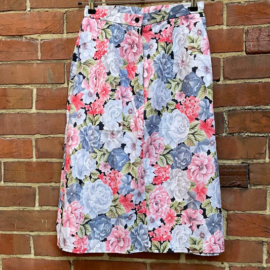 Delamare Vintage Floral Skirt Size 16