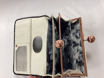 Ted Baker Black Purse with Rosegold Accents
