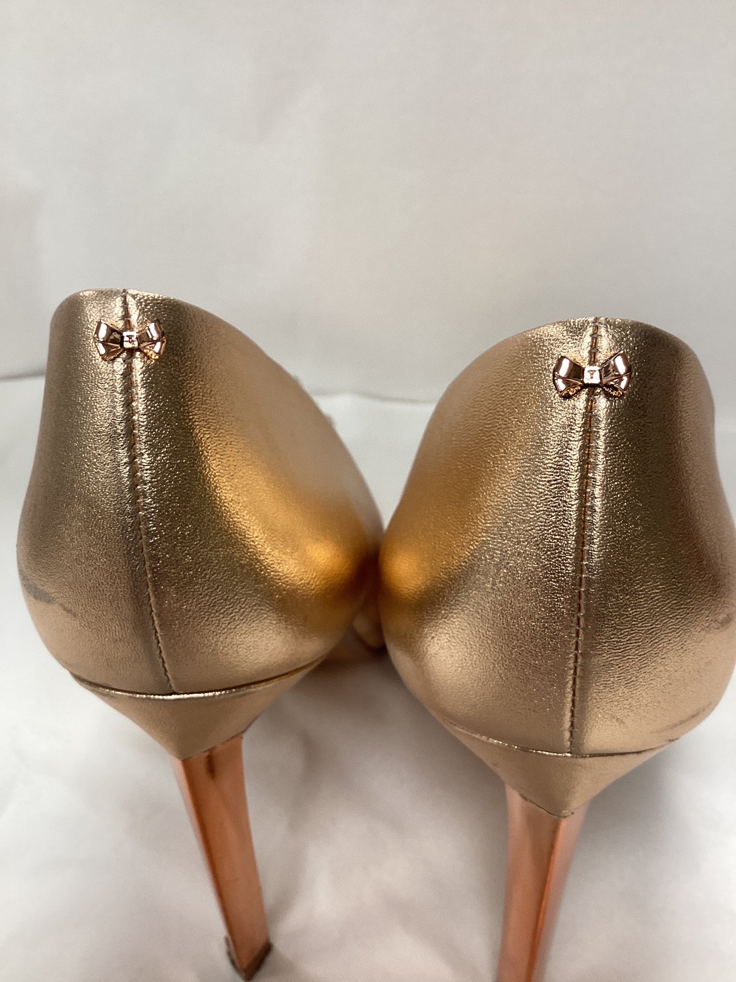Ted Baker Rose Gold High Heels, size uk4