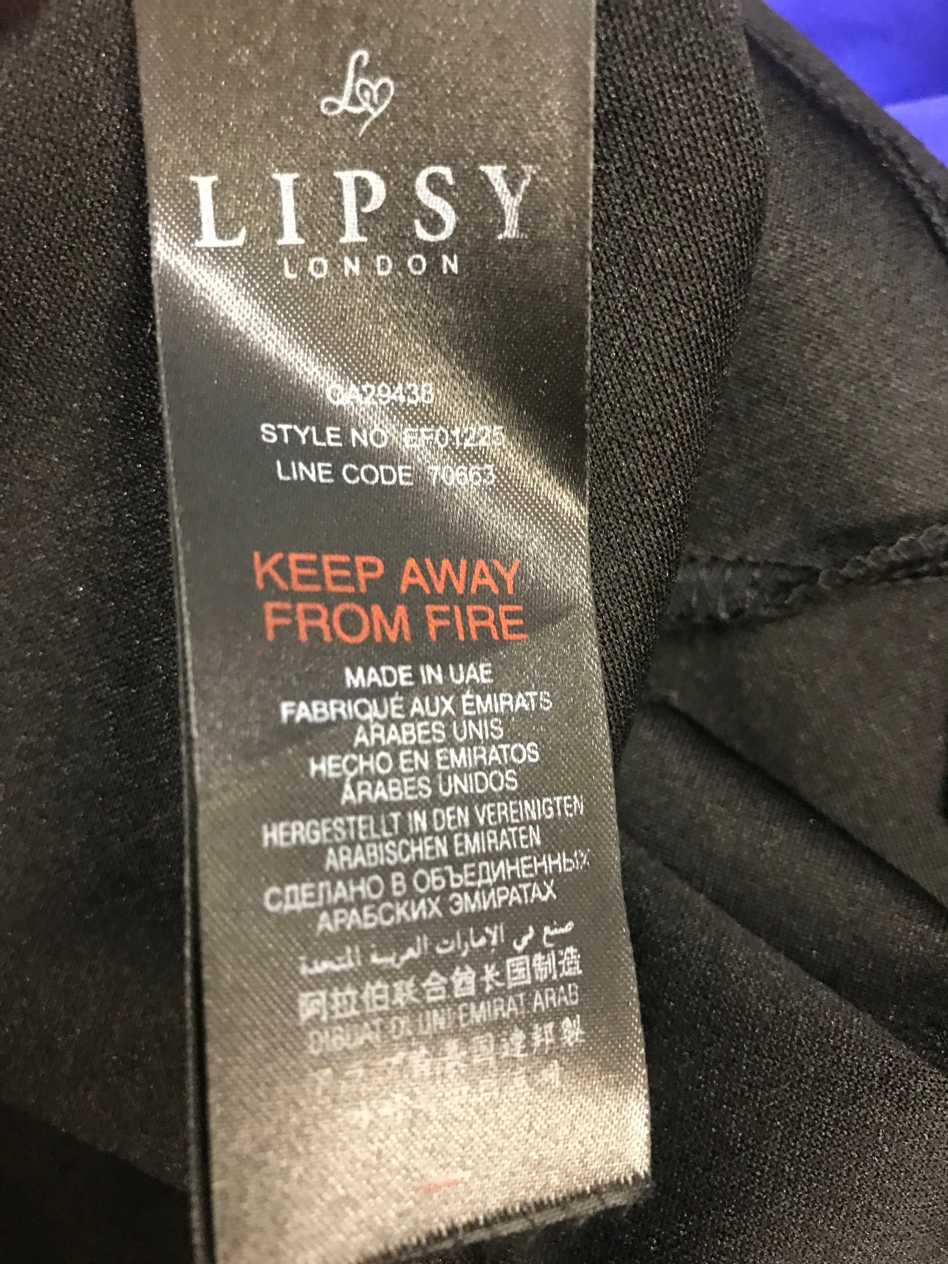 Lipsy black skater dress hot sale