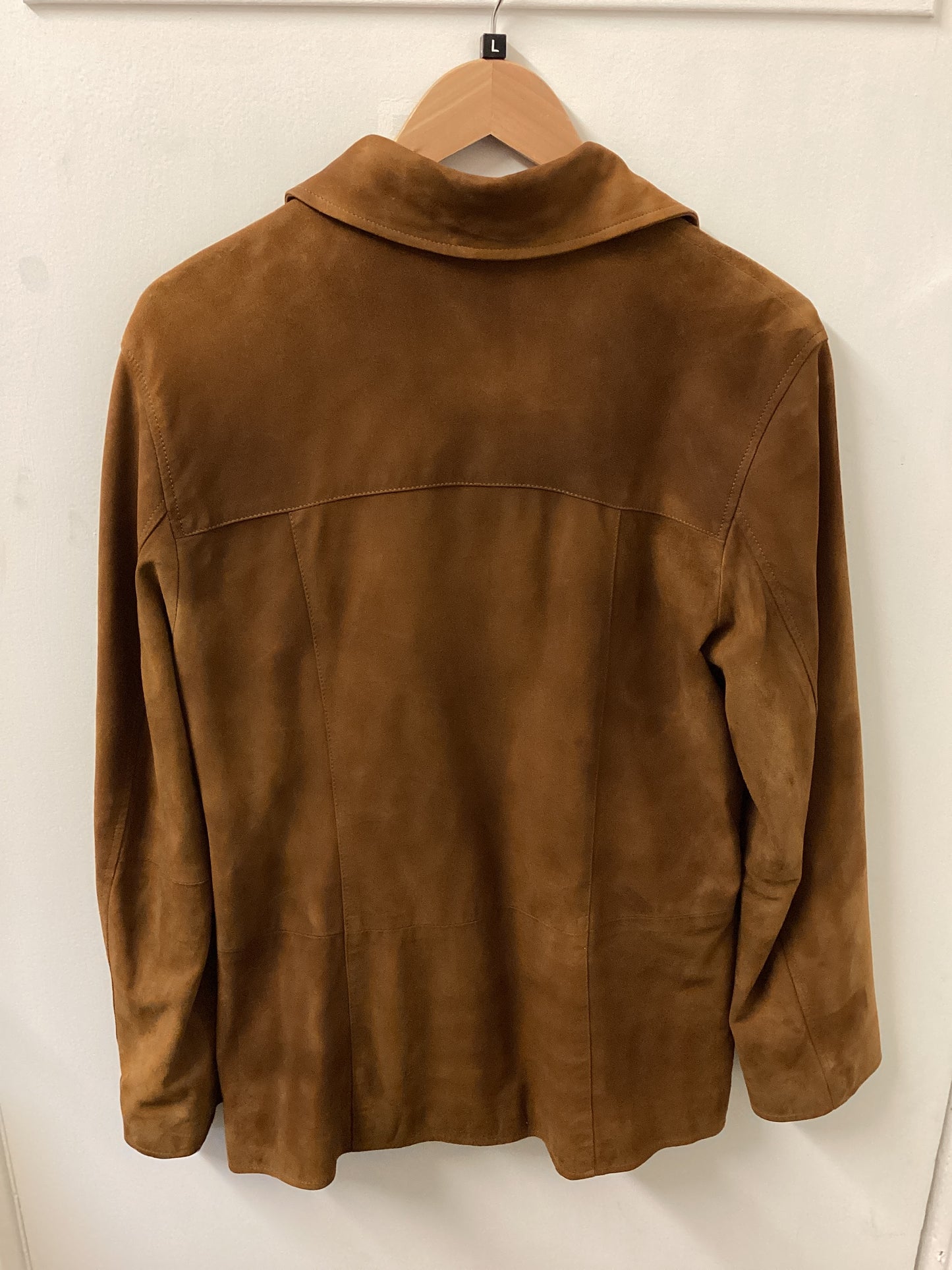 Vera Pelle Men’s Brown Leather Jacket Size 46