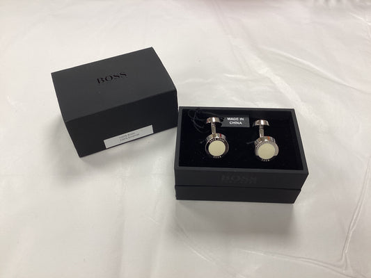 Hugo Boss Cufflinks - Brass and Enamel