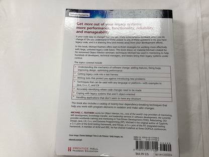 Working Effectively with Legacy Code by Michael C Feathers