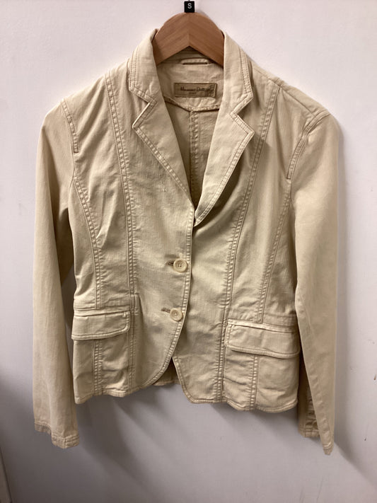 Massimo Dutti Women’s Beige Jacket Size Small