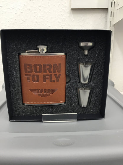 Top Gun Hip Flask Set