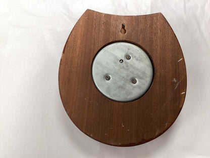 Vintage Edwardian Brown Horse Shoe Barometer- Scientific Instrument