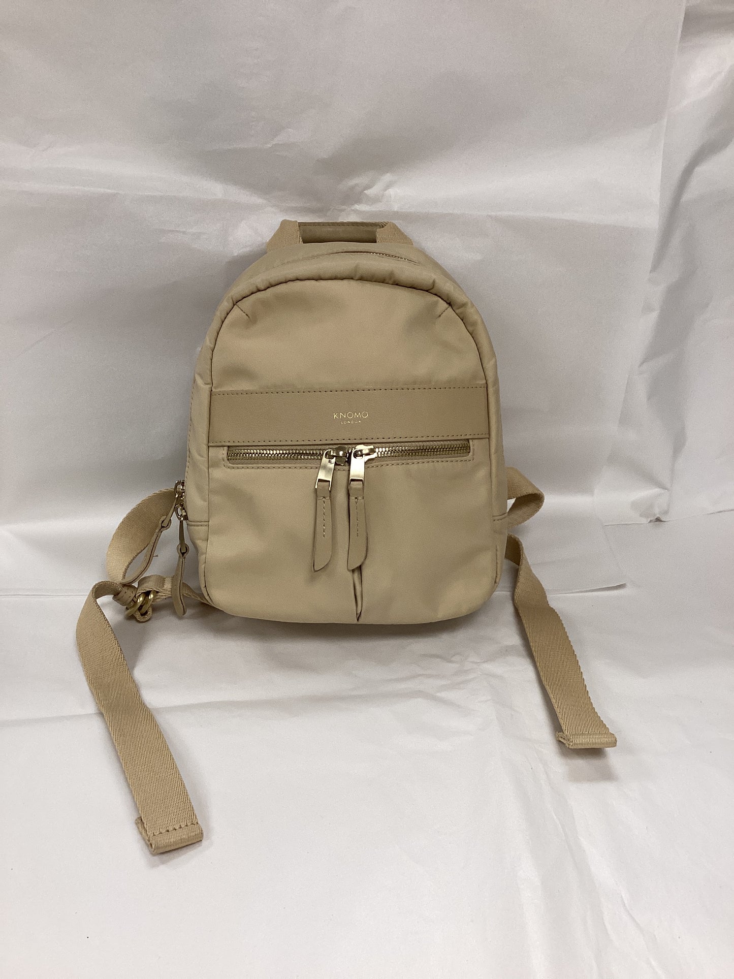 Knomo London Beauchamp 8” Backpack in Beige