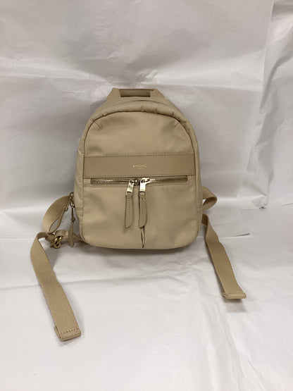 Knomo London Beauchamp 8” Backpack in Beige