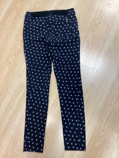 RALPH LAUREN BNWT ladies Stretch & Recover trousers size 10 Navy Blue with White Design