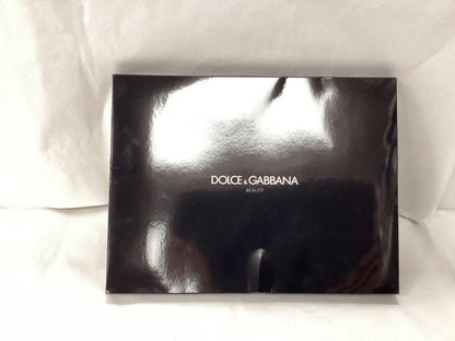 Dolce and Gabbana new cosmetic bag burgundy with black box
