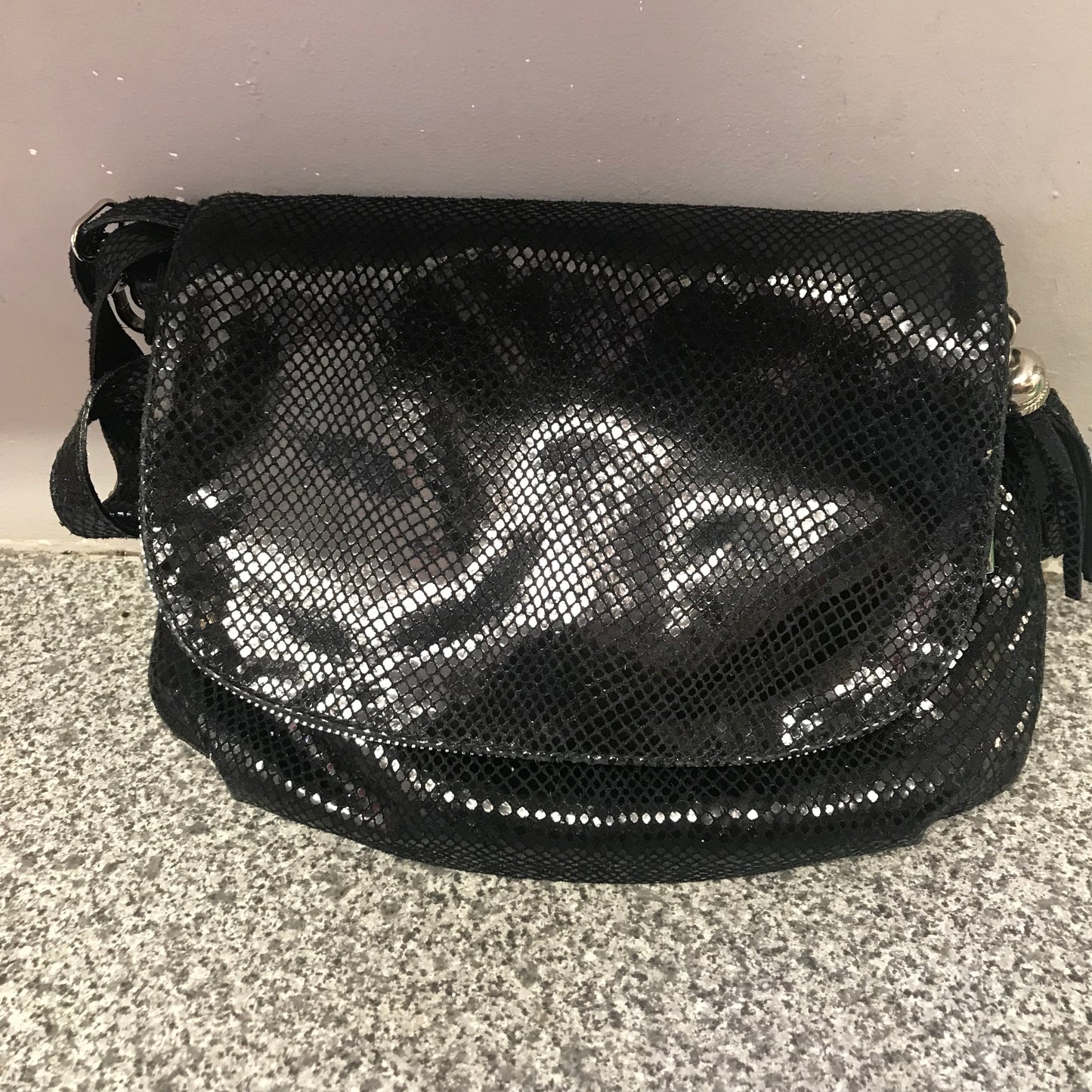 Snakeskin satchel 2025