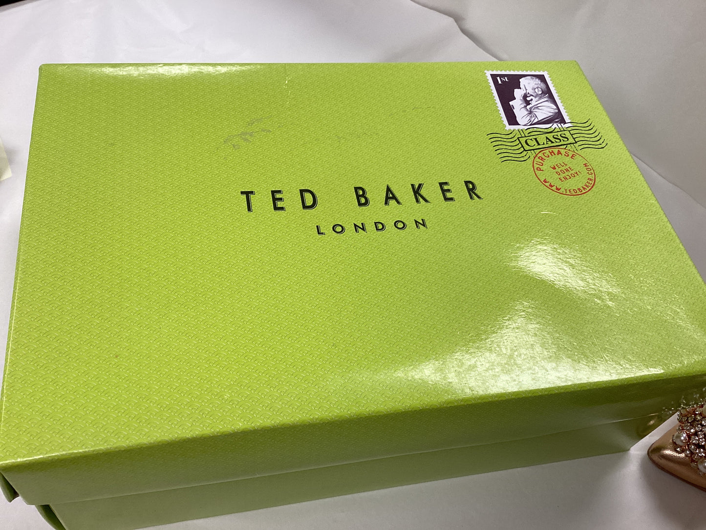 Ted Baker Rose Gold High Heels, size uk4