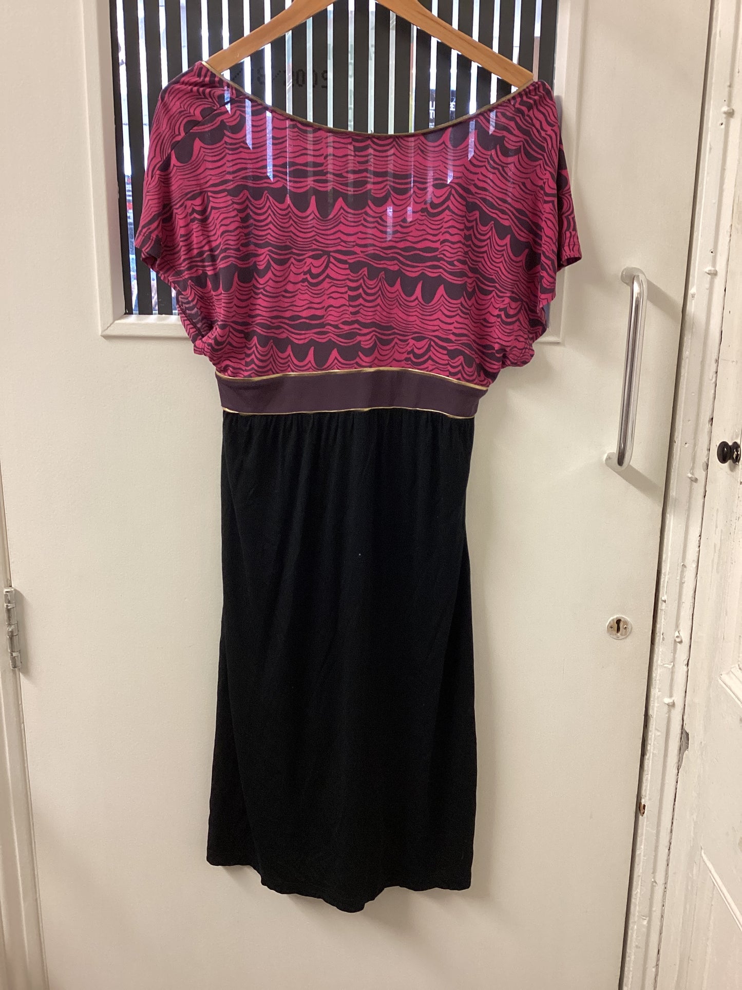 French Connection Pink and Black Dress Size 10