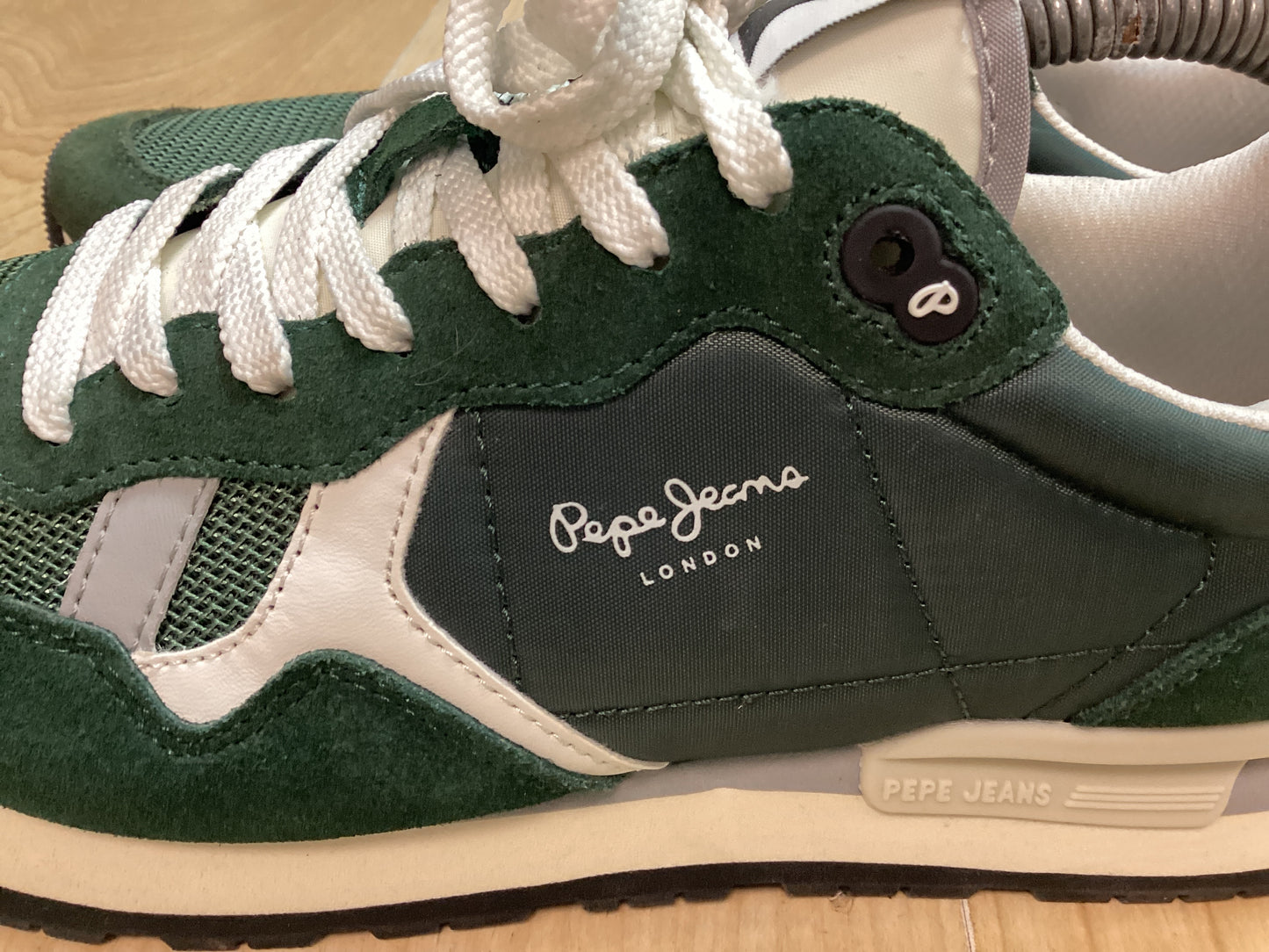 Pepe Jeans London Men’s Brit Heritage M Running Trainer - Green size UK6