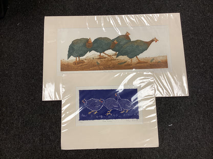 Susan Mitchell Artist Two new Limited Edition Prints -Three Guineas, Four Guineas