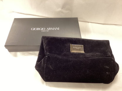 Giorgio Armani black clutch bag