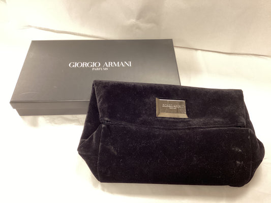 Giorgio Armani black clutch bag