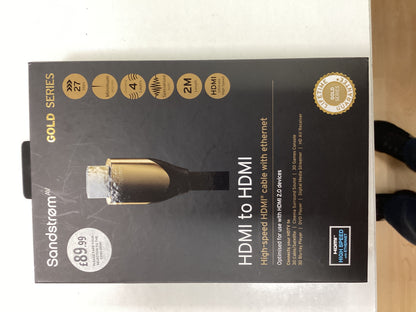 Sandstorm gold series HDMI to HDMI high-speed cable with Ethernet -New boxed (Copy)