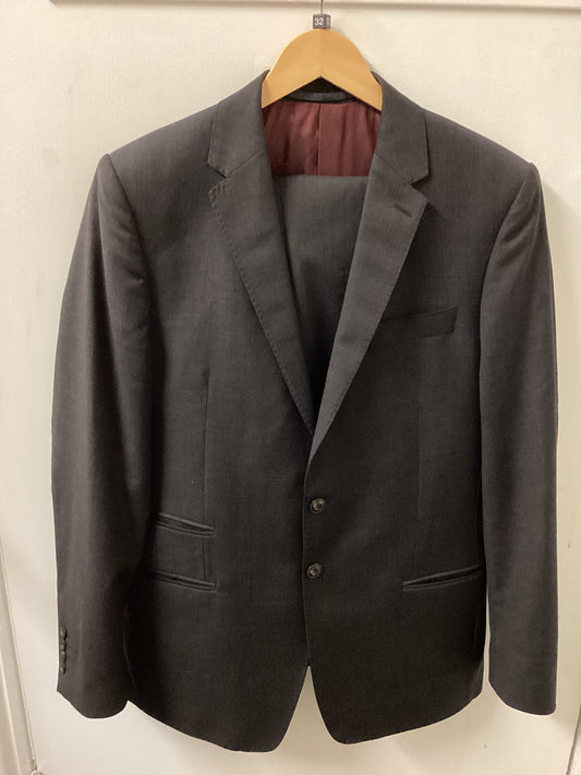 M&S Charcoal Luxury Suit Jacket and Trousers Slim Fit Size 40”