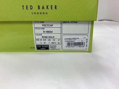 Ted Baker Rose Gold High Heels, size uk4