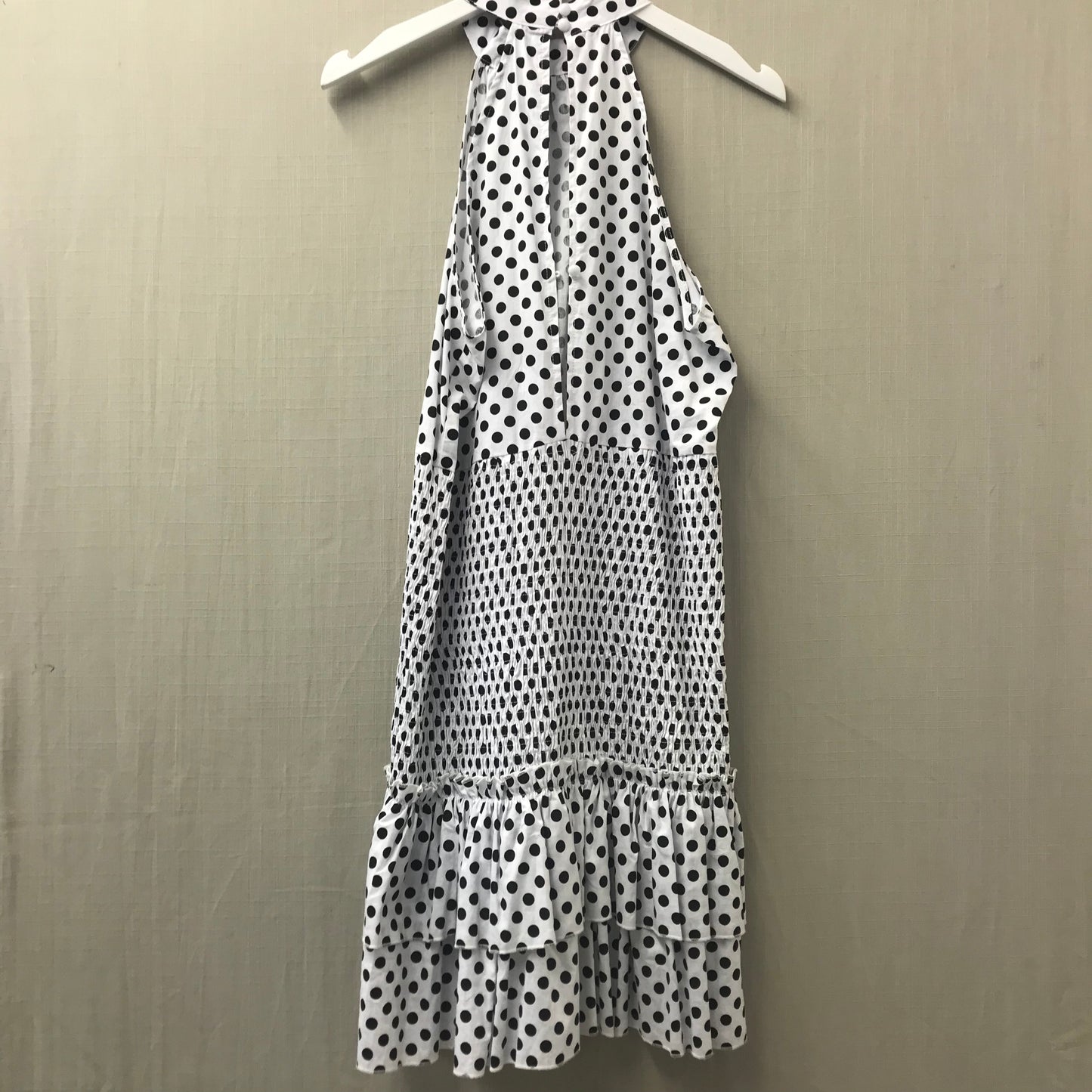 New Look Black & White Polka Dot Dress Size 14