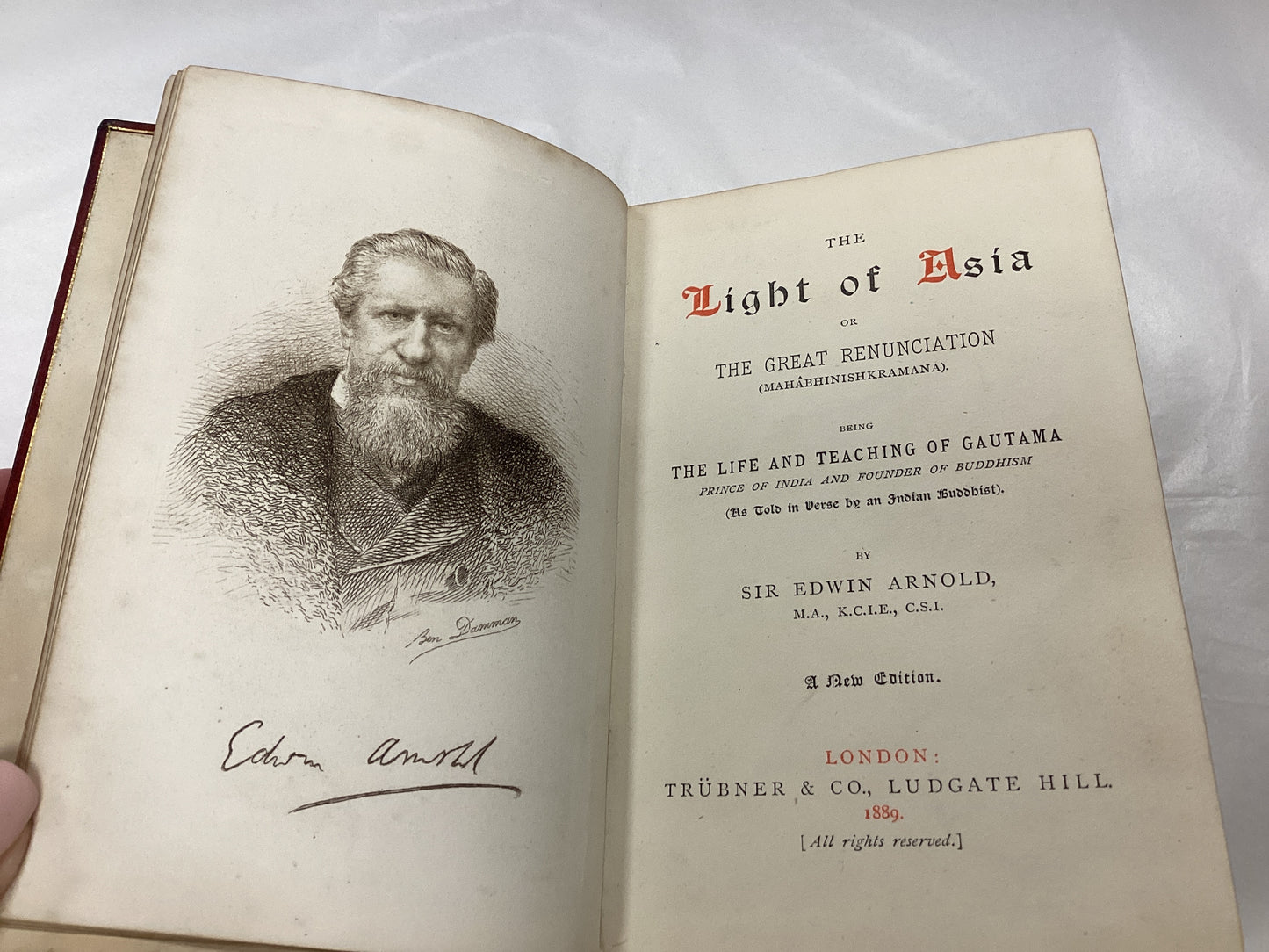 The Light of Asia - Vintage Book 1889