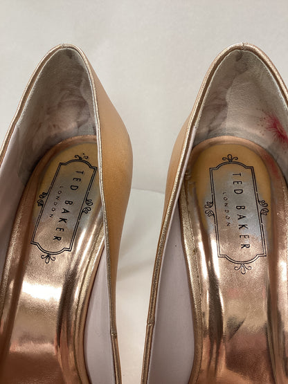 Ted Baker Rose Gold High Heels, size uk4