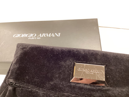 Giorgio Armani black clutch bag