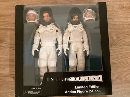 NECA Interstellar Cooper and Brand Action Figures Twin Pack Limited Edition