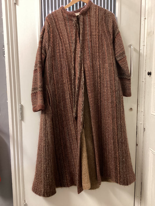 Kay Cosserat Brown Coat Size L 1970s