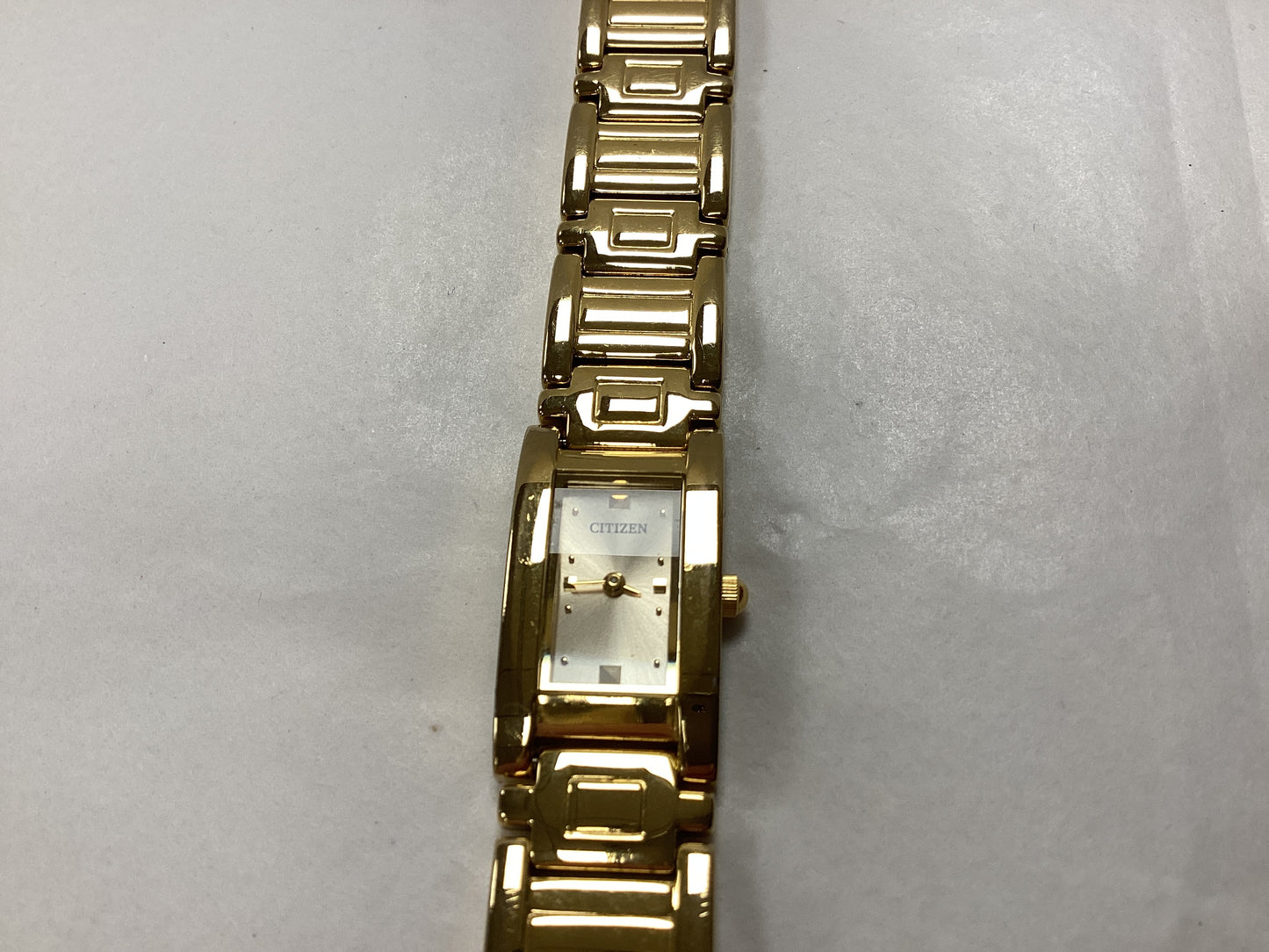 Citizen ladies dress watch - gold tone stainless steel