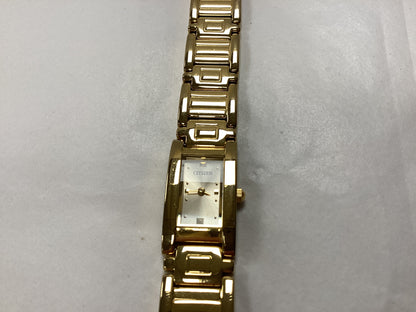 Citizen ladies dress watch - gold tone stainless steel