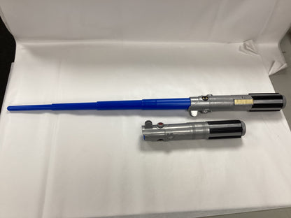 Set of 2 new blue extendable lightsabers from StarWars