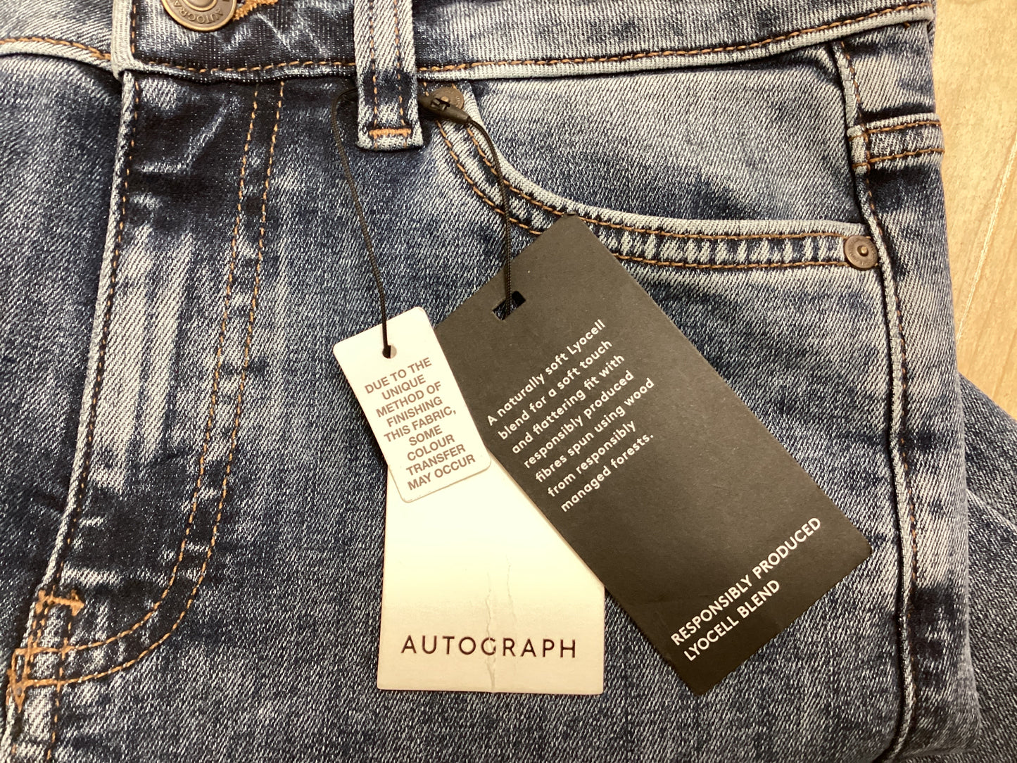 BNWT Autograph Jeans, Size UK 10 Long - 38cm/15inch Waist