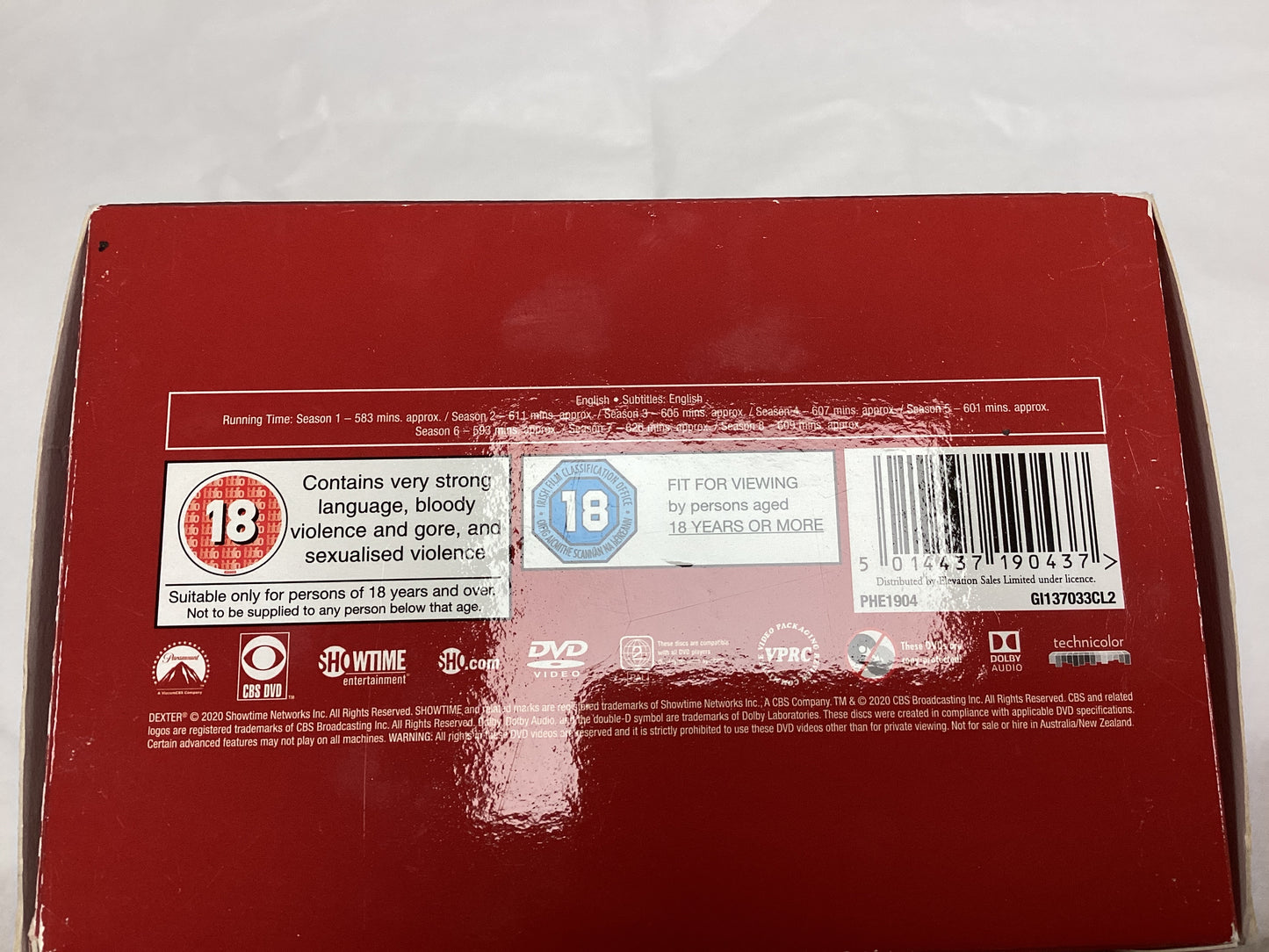 Dexter the Complete Series DVD