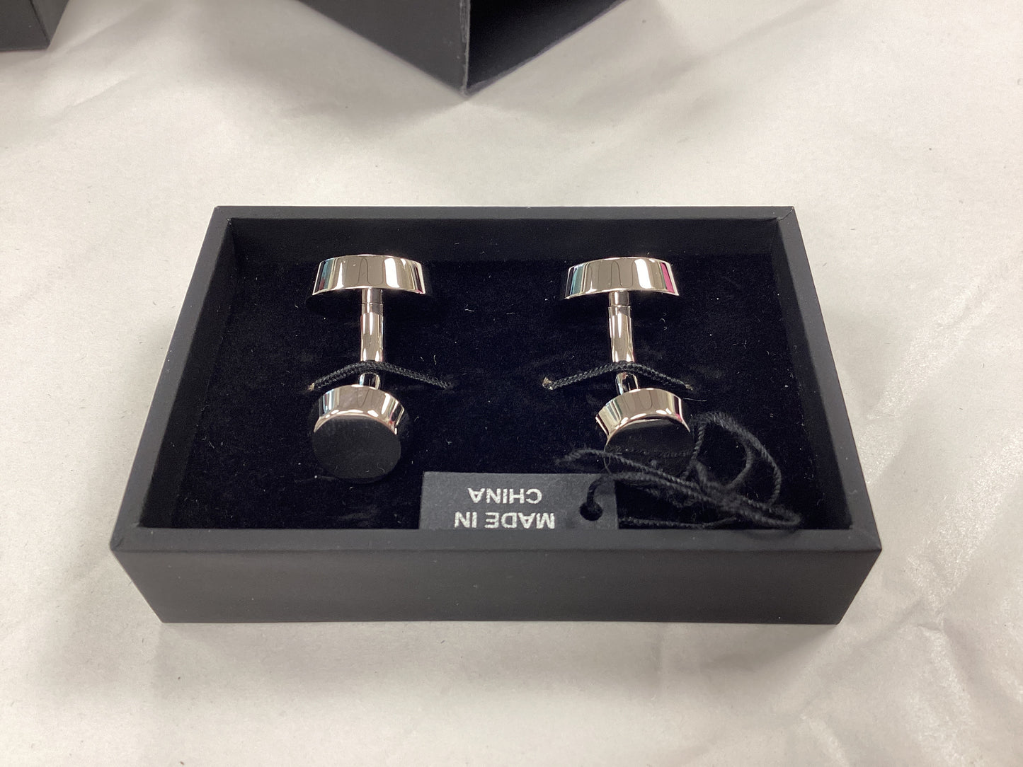 Hugo Boss Cufflinks - Brass and Enamel