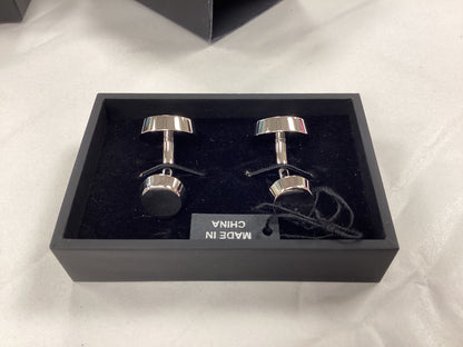 Hugo Boss Cufflinks - Brass and Enamel