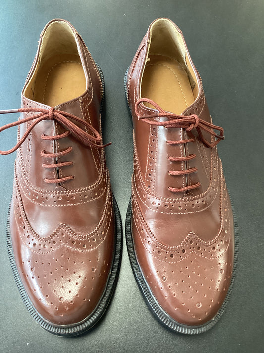 Clifford James Burgundy Men’s Leather Shoes Size UK 8