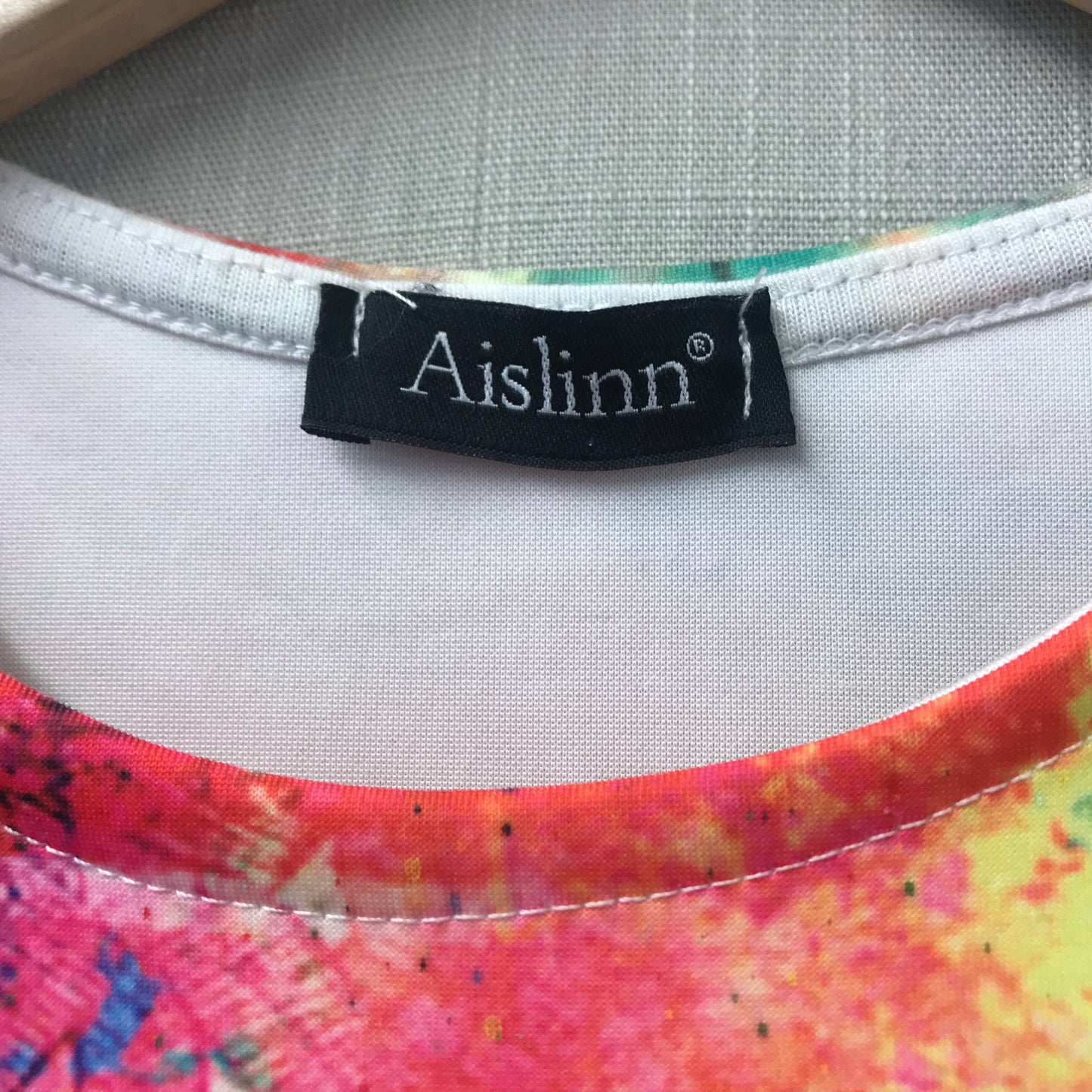 Aislinn Bright Abstract Multicolour Sleeveless Bodycon Dress Size 8