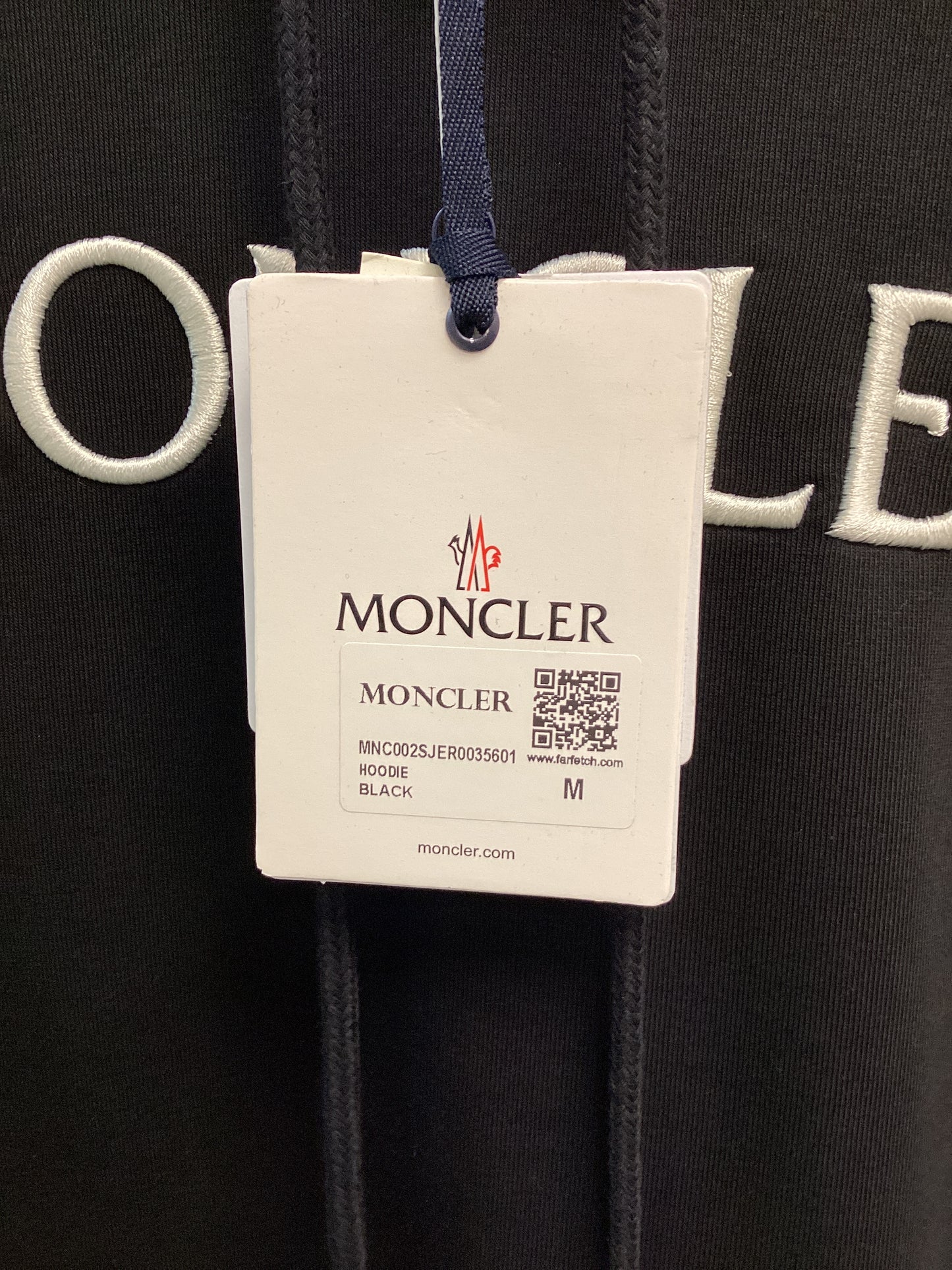 BNWT Moncler Black Hoodie