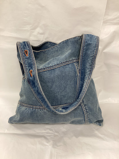 Brand New Urban Revivo Patchwork Denim Bag With Adjustable Strap