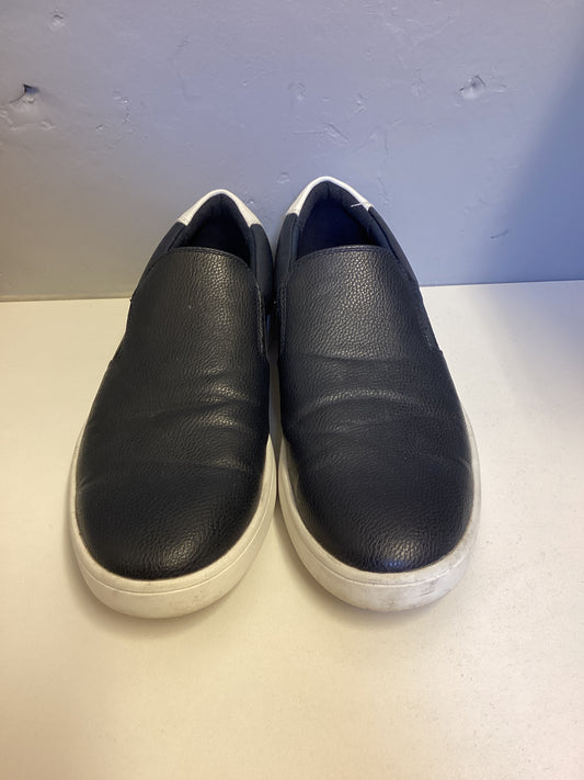 Calvin Klein Mens Navy Flatform Slip-On Shoes Size UK 8