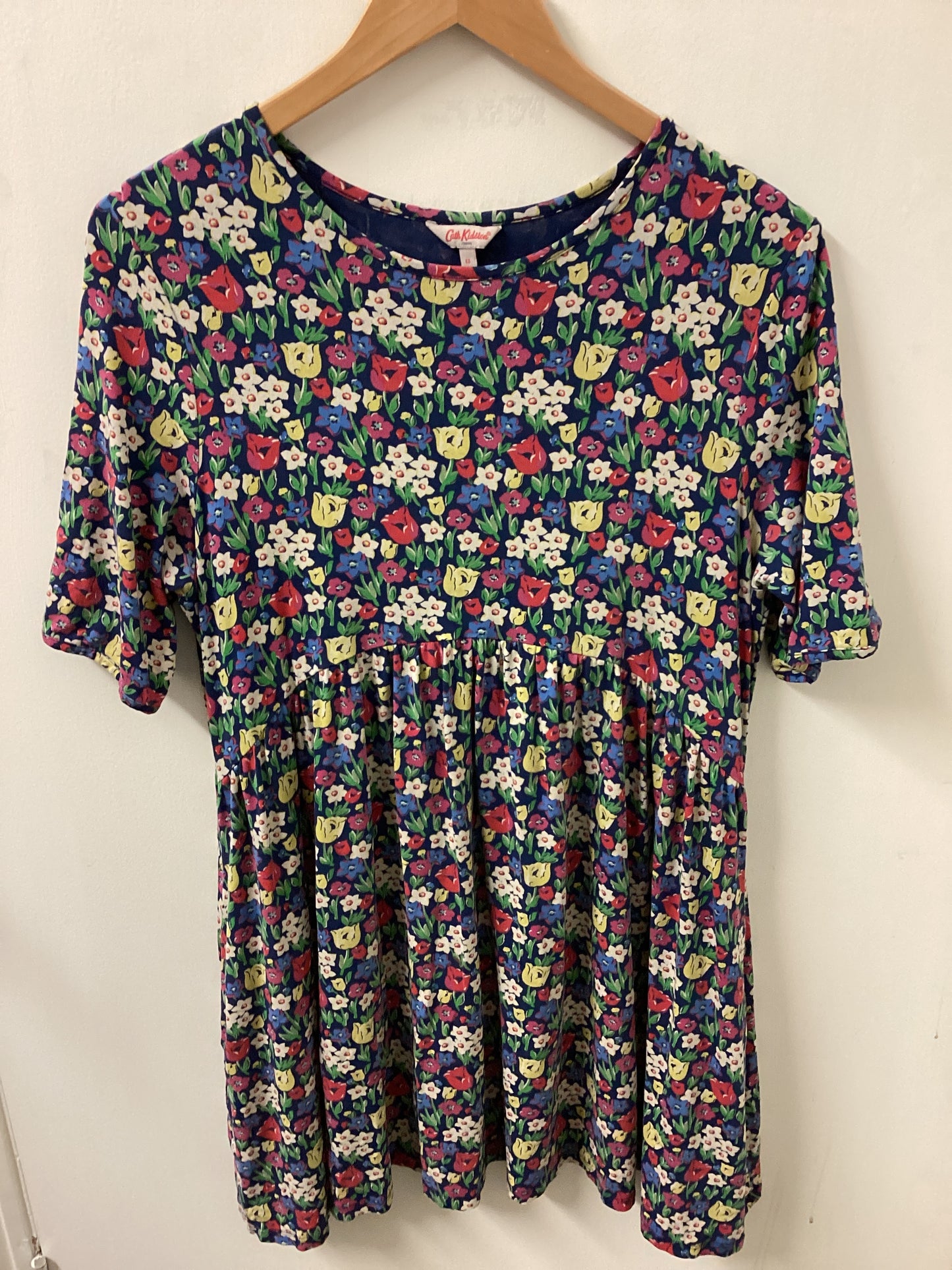 Cath Kidston Blue Flower Pattern Short Sleeve Dress Size UK 12 – Shop ...