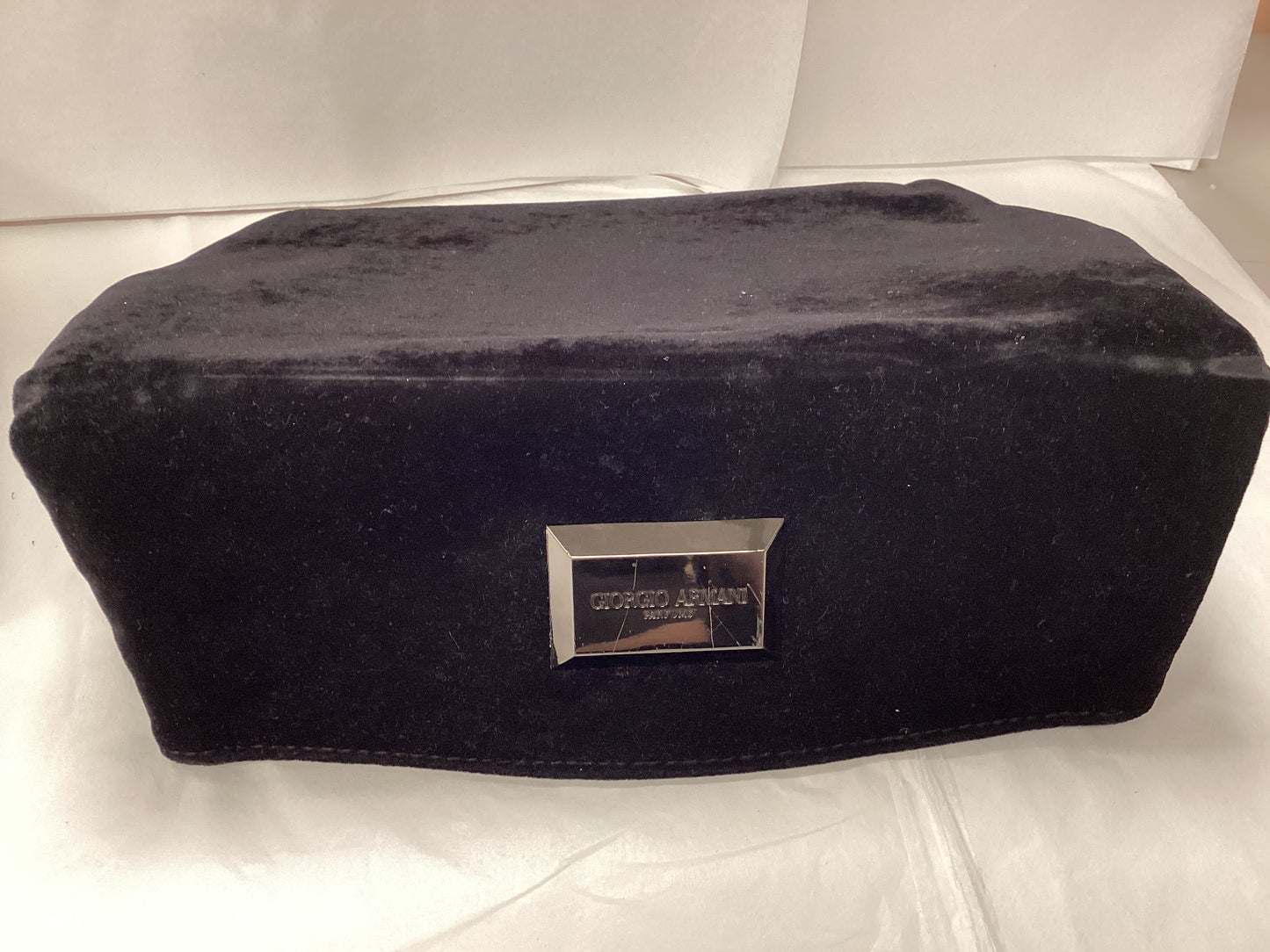 Giorgio Armani black clutch bag
