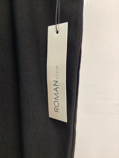 Roman Crop Trouser Black with Lace detail (Style: 18014208) Ladies Size UK18