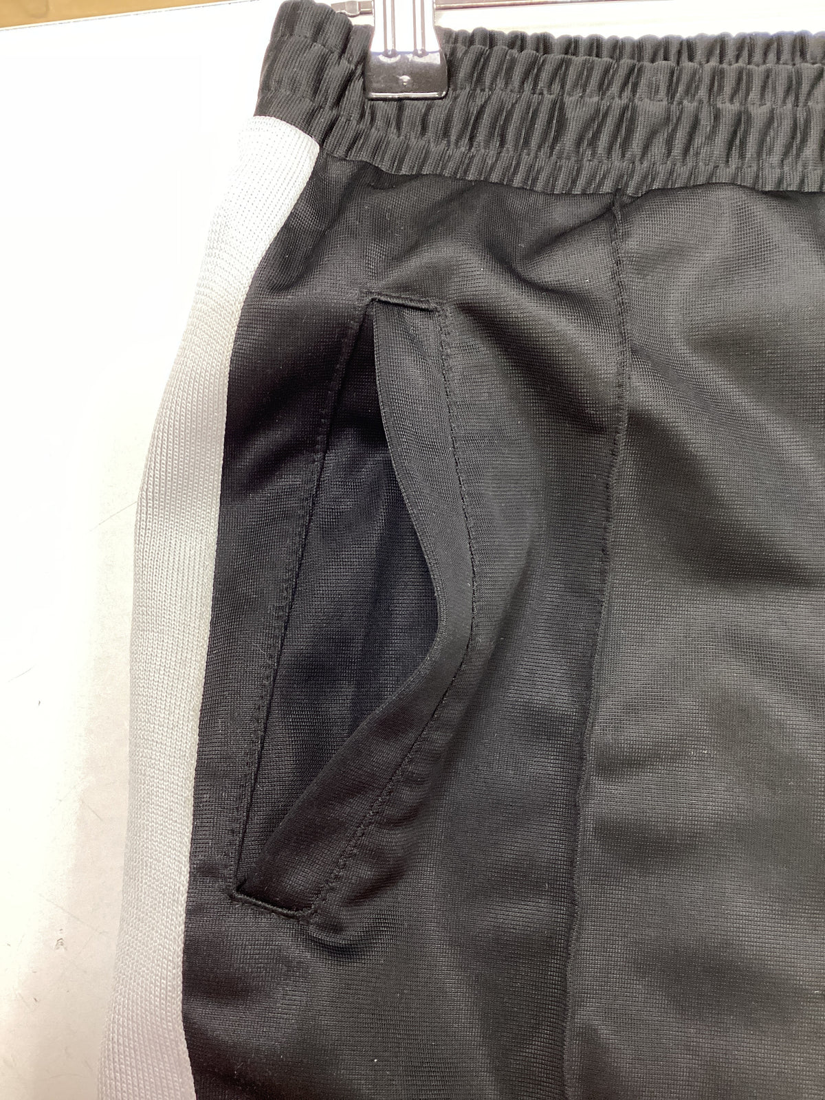 Palm Angels men’s 2piece Track Suit Black with White stripes size large