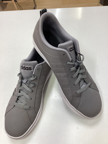 Adidas New VS Pace Mens trainers Grey with black trim size 8 1/2