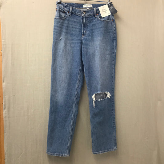 Abercrombie & Fitch Straight Low Rise Blue Jeans Size 28/6R