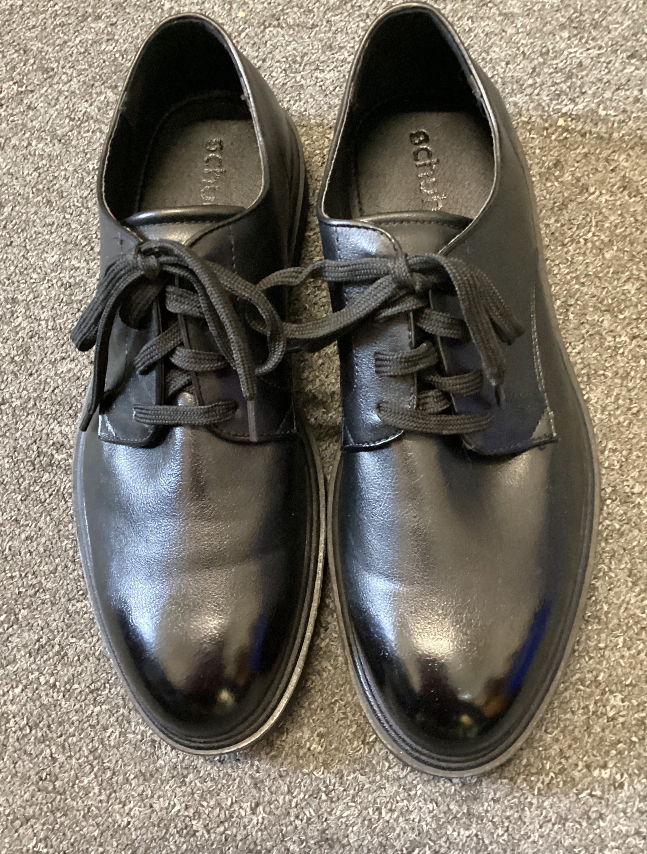 Silver and sale black dress shoes