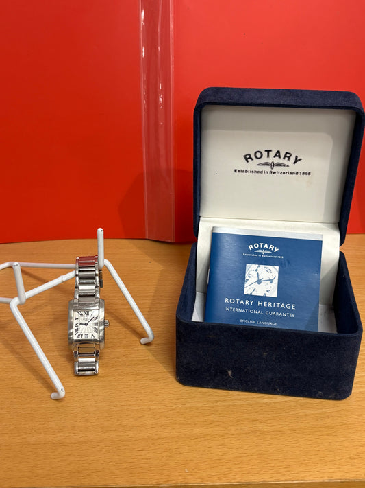 Rotary Wristwatch with Case (Untested)